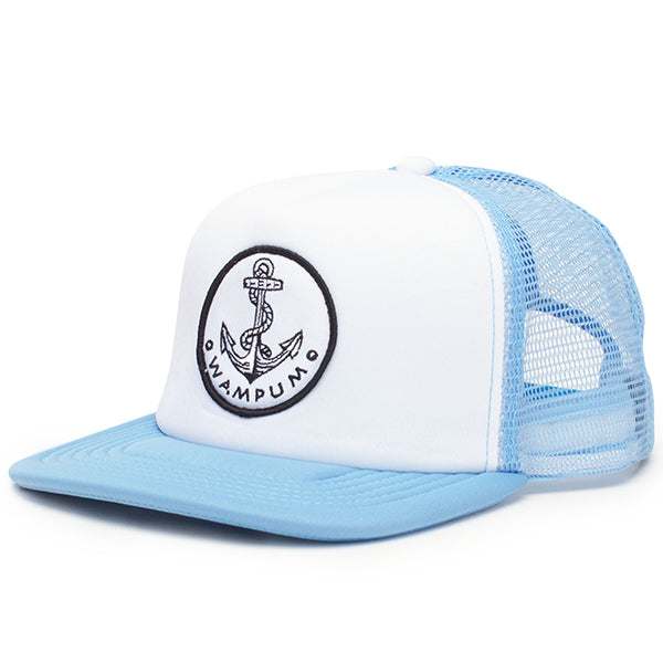 Anchor Trucker Hat Light Blue