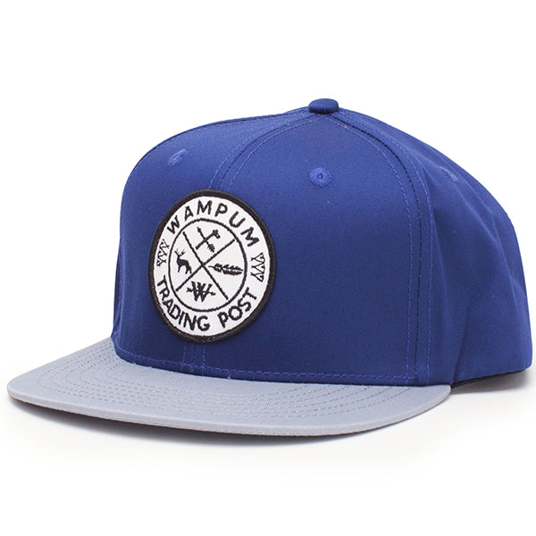 Trading Post Snapback Hat Navy And Gray
